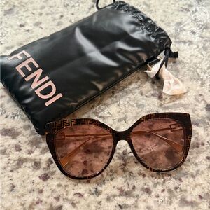 Fendi Tortoise Shell Sunglasses